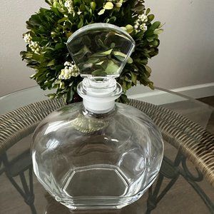 Vintage Luigi Bormioli 9" Light & Music Crystal 9" Decanter Made in Italy